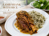 Lamb Shang with Dill & fava Bean Rice